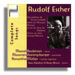Rudolf Escher - Complete Songs